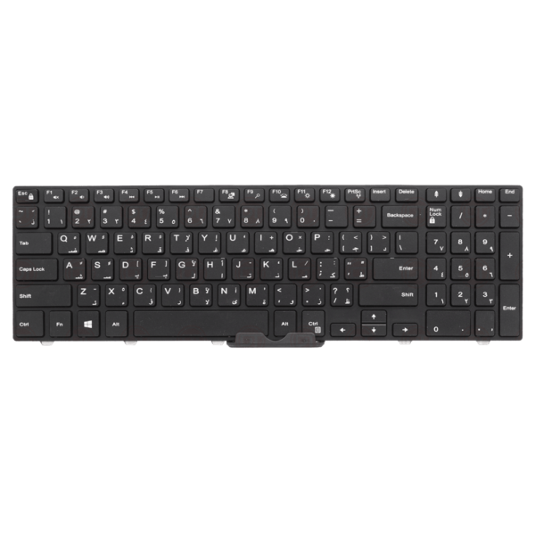 DownTown® 5547 Keyboard Compatible With Dell Inspiron 3541 , 3542 , 3543 , 3558 , 5558 , 5555 , 5559 ,VOSTRO 3558 , 3559 ,,,Part Number : 0G7P48 , G7P48 , NSK-LR0BC