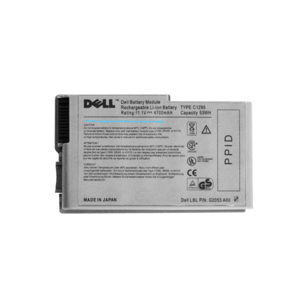 DownTown® D600 Battery Compatible With Dell Latitude D610,500M,D505,600M,D510,D520,D500 ,,Inspiron 500M,510M,600M ,,Precision M20 ,,,P/N: 6Y270 ,3R305 ,315-0084 ,OX217