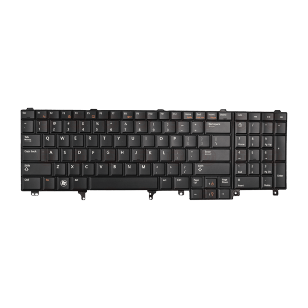 DownTown® E6520 Keyboard Compatible With Dell Latitude E6530 , E6540 , E5520 ,,Precision M4600 , M4700 , M4800 , M6600 ,,, Part Number : M8F00 0M8F00 , DY26D , 0DY26D