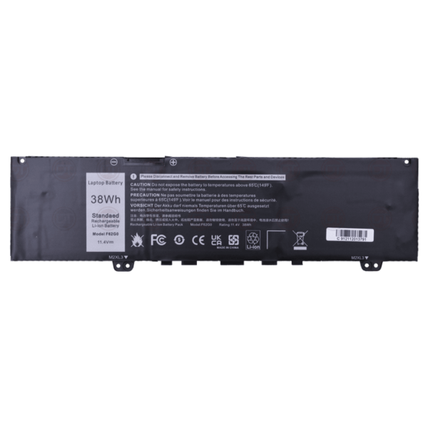 DownTown®7370 Battery Compatible With Dell Inspiron 13 7370 , 7373 , 7386 , 5370 , 7380 , Vostro 5370 , Vostro 13 5370 ,, P/N: F62G0 , F62GO , 39DY5 , P83G