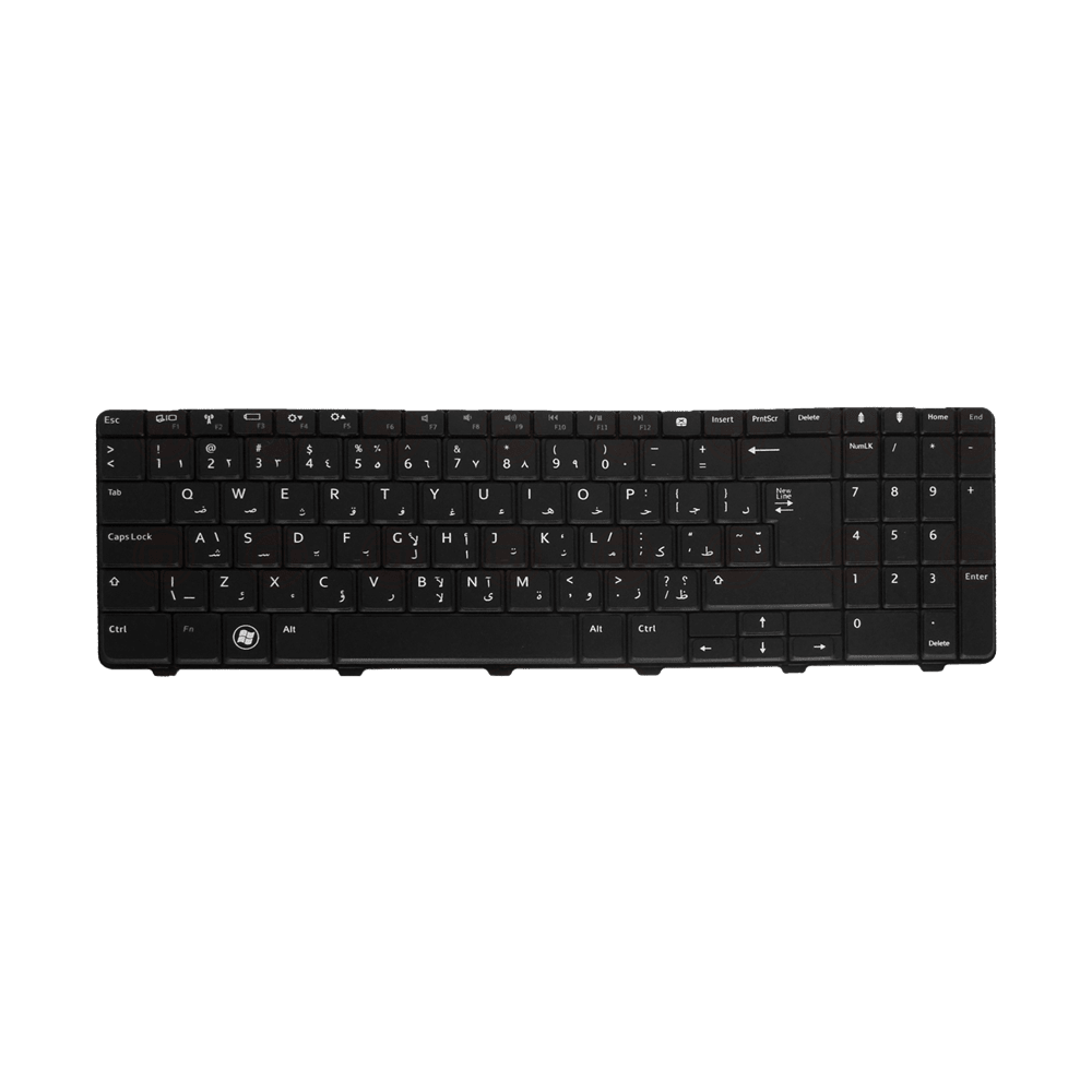 DownTown® N5010 Keyboard Compatible With Dell Inspiron N5010D , M5010 , M501R ,,, Compatible With Part Number : 9GT99 , 09GT99 , V110525AS , 0HK1TJ , HK1TJ