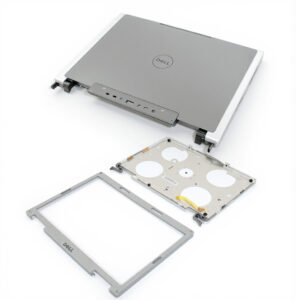 6400 LCD Cover With Hinges Compatible With Dell Inspiron 1501 ,,, Compatible With Part Number : 0MT649 , 0G288T , 0UF165