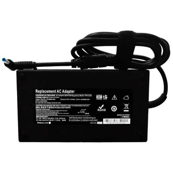 DownTown®19.5V 10.3A Premium Adapter for HP ZBook (4.5*3.0mm) (200W) 17 G3 (M9L94AV) , 17 G3 (T7V61ET) , 17 G3 (T7V62ET) , 17 G3 (T7V64ET)