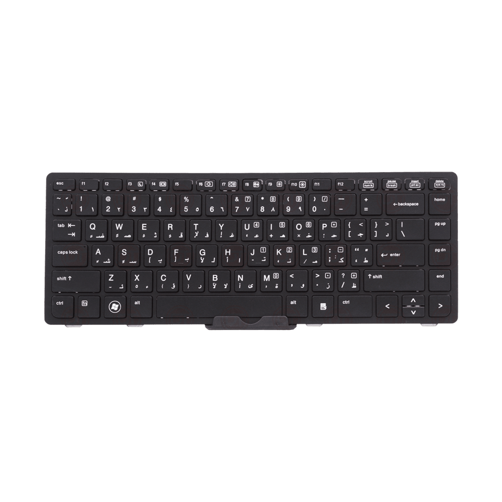 DownTown® 6460B Keyboard Compatible With HP ProBook 6465B ,6470B ,6475B ,,EilteBook 8460P , 8460W , 8470P , 8470W ,,, Part Number : 635769-001 , 641835-001 , 635768-001