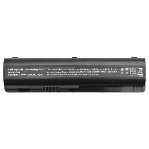 DownTown® DV4 Battery Compatible With HP Pavilion DV5 , DV6 Series , HDX 16 ,,Compaq Presario CQ40 ,,,Notebook G50 ,,,Part Number : EV03 , EV06 , 511872-002