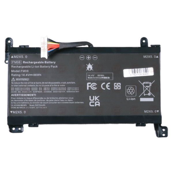 DownTown®17-AN Battery Compatible With HP Omen 17-AN,17-ab007ur ,17-ab080nz ,17-w219nf,,P/N: FM08 ,FM08086 ,FM08082 ,HSTNN-LB8B,HSTNN-LB8A,922752-421,922753-421,TPN-Q195