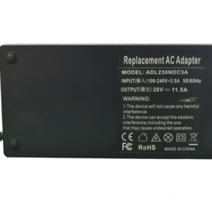 DownTown®20V 11.5A Premium Quality Adapter for Lenovo (USB) (230W) Legion C7 S7 7-15IMH05 ,, ThinkPad P70 , Y910 , P15 ,,IdeaPad Y900 , Y900-17ISK ,, Yoga A940