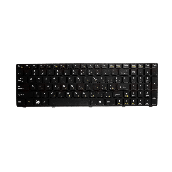 DownTown® G570 Keyboard Compatible With Lenovo G575 , G770 , G780 , Z560 , Z565 ,,, Part Number : 117020CS1 ,117020AK1 , 25010821 , 25010791 , 25012434 , 25012414