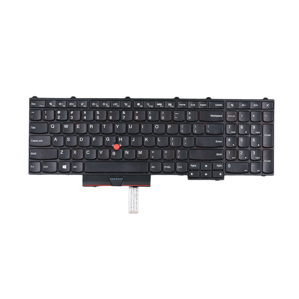 DownTown® P50 Keyboard Compatible With Lenovo ThinkPad P50 P51 Series , P70 P71 Series ,,, Part Number : 00PA247 , 0BH00HH , 00PA329 , 00PA277 , 01HW200 , PK130Z62A00