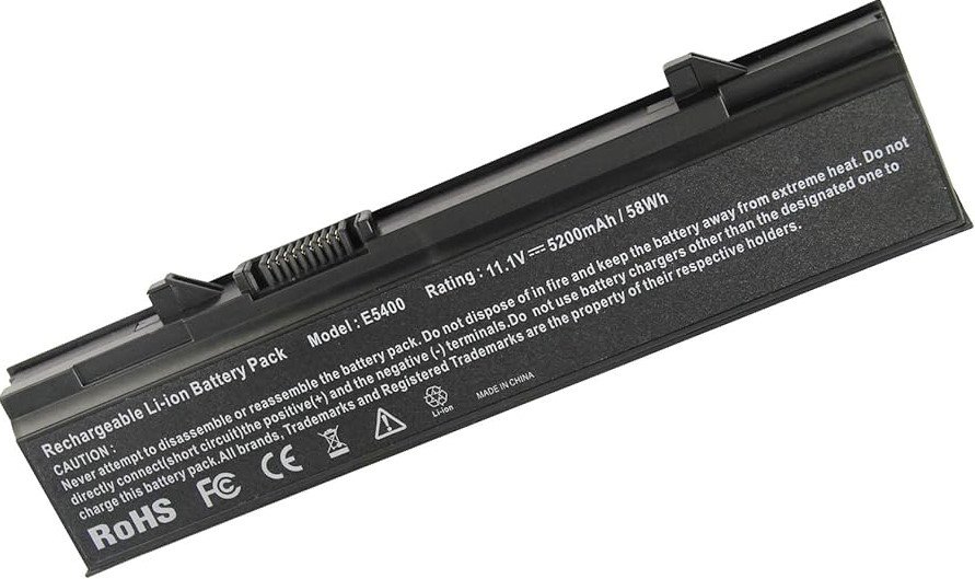 E5500 Battery Compatible With Dell Latitude E5400 , E5510 , E5410 ,, Precision 3540 , 3550 ,, Inspiron 7590 2in1 ,,Compatible Part Numbers: 7VTMN , 1V1XF