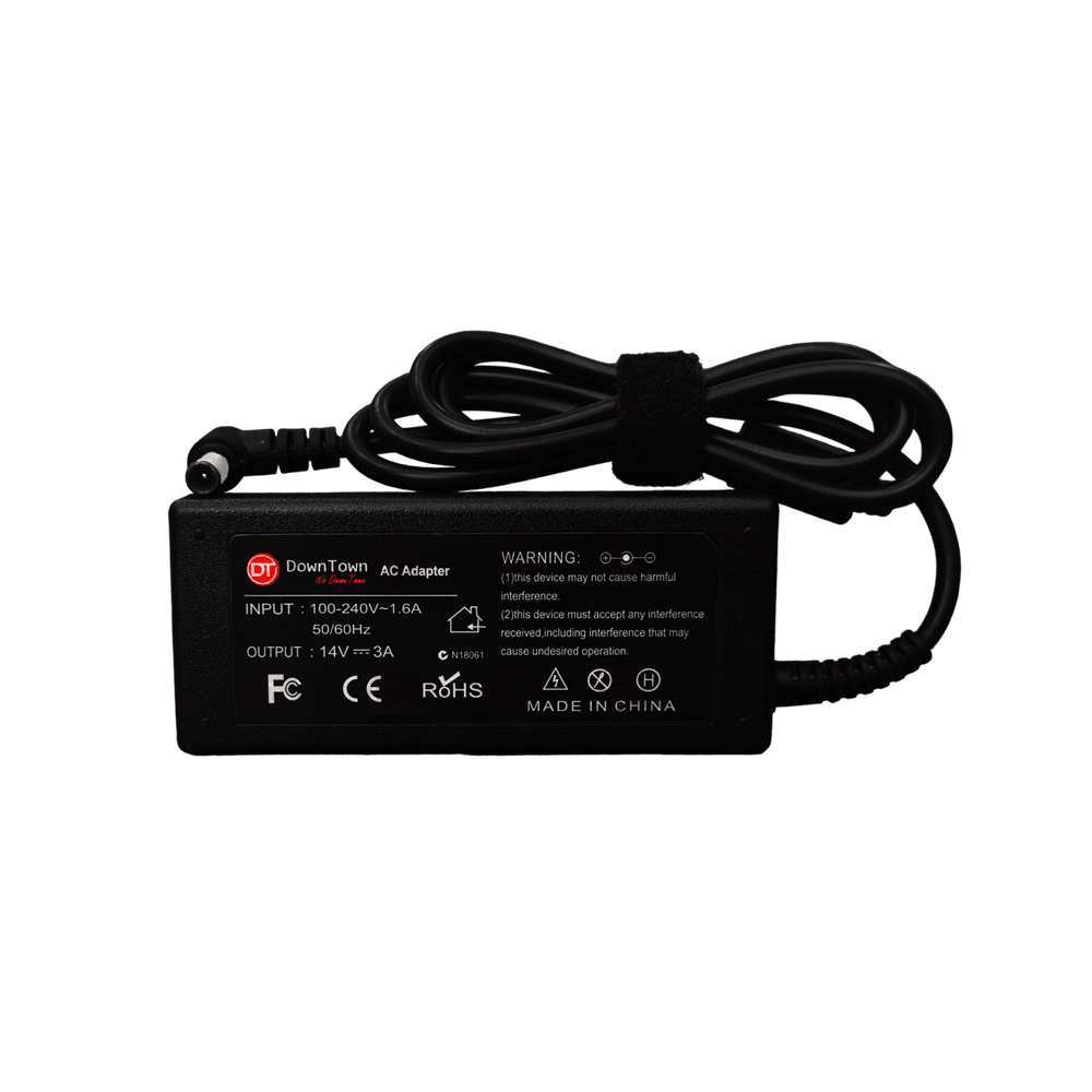 DownTown®14V 3A Laptop Adapter Compatible With Samsung (6.5*4.4mm) (42W) BX2331 , BX2431 , C23A550U , FX2490HD , LC23A550 , LS22C300H , LS24A450 , LS24E390 , LW15E232C