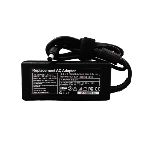 DownTown® 19V 3.16A Laptop Adapter for Samsung (5.5*3.0mm) (60W) NP200 , NP400 , Q320 , NT-Q320 , NP-Q320 , Q322 , NP-Q322 , NT-Q322 , Q428 , NP-Q428 , R430 , NP-R430