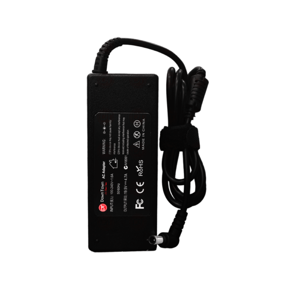 DownTown®19.5V 4.7A Laptop Adapter For Sony (6.5*4.4mm) 90W VGP-AC19V13 , AC19V37 , , AC19V33 , AC19V32 , AC19V12 ,, Vaio PCG-61511L , PCG-61611L , PCG-71318L
