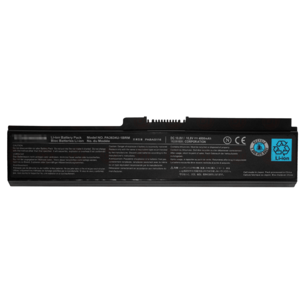 DownTown® L750 Battery Compatible With Toshiba Satellite A660 , C650 , C650D , C660 , L630 , L635 , L645 , L650 ,,, Part Number : PA3634U , PA3635U , PA3638U , PA3816U