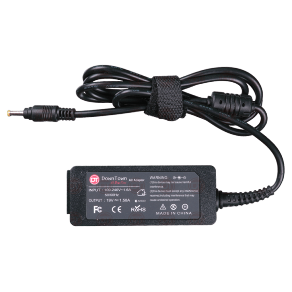 DownTown®19V 1.58A Laptop Adapter for HP (4.0*1.7mm) (30W) Mini 700 series ,, Mini 1000 PCS ,,Mini 110C series,, Mini 1100 series ,,Mini 1100 Vivian Tam Edition PC