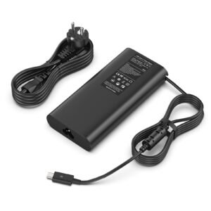 90W Laptop Adapter for Dell Type C Inspiron 14 7000 (7420) ,, Latitude 5330 , ,, Precision 3470 , 3540,, XPS 15 (9500) ,XPS 17 (9710)