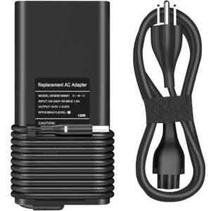 19.5V 6.7A Premium Quality Adapter for Dell (4.5*3.0mm) (130W) XPS 15 9530 , 9550 , 9560 , 9570 , 7500 , 7590 ,, Precision M3800 , M5510 , 5520 , 5530