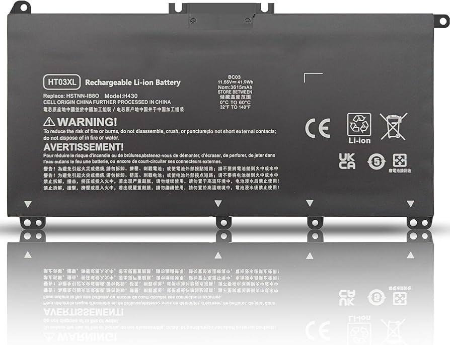 15-DA Laptop Battery Compatible With HP NoteBook 250 G7,14-CE0000 , 14-CF0000 , 14-CM0000 , 15-CR0000 , 15-CW0000 , 15-DA0000 ,,, Part Number: HT03XL