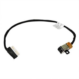 5567 Power Socket With Cable Compatible With Dell Inspiron 15 5565 , 5566 , 5567 ,,,, Part Number : DC30100YN00 , 0R6RKM ,,, Condition : New