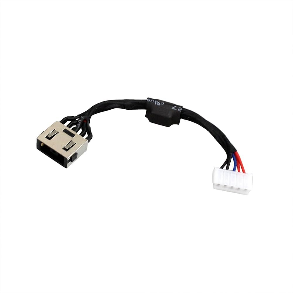 Y700-15ISK Power Socket With Cable Compatible With Lenovo IdeaPad Y700-15ACZ , Y700-15ISK ,,, Part Number : DC30100PD00 , DC30100PM00 ,,, Condition : New