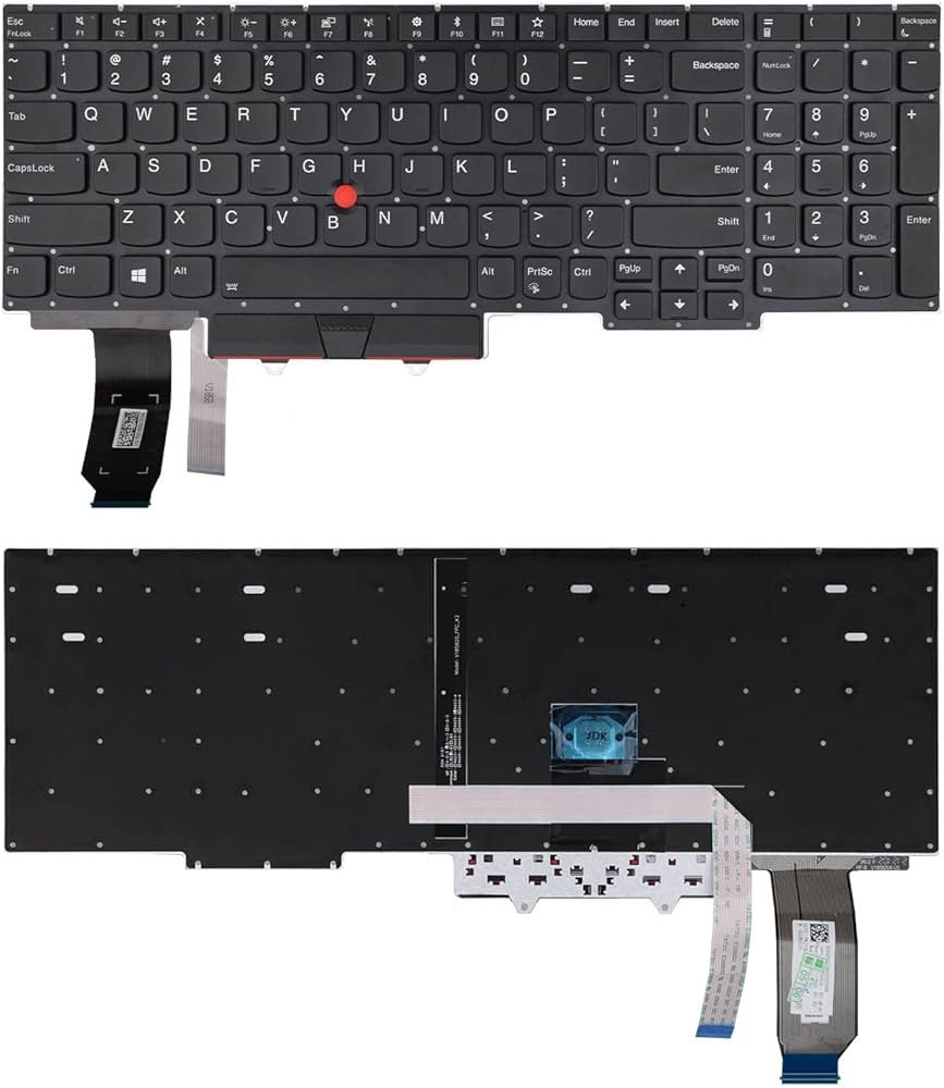 E15 Keyboard Compatible With Lenovo ThinkPad ,,, Compatible With Part Number : SN20U64129-01 , V185820BS1 , PK131D73B00