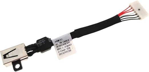 9530 Power Socket With Cable Compatible With Dell XPS 15 9550 , 9560 , 9570 ,,, Precision M3800 , M5510 , 5520 , 5530 ,,, Part Number : 064TM0 , 0TPNTM