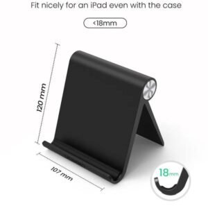 UGREEN Tablet & Mobile Stand ,, UGREEN Multi-Angle Adjustable Phone Tablet Holder Foldable Desk Stand for 4" to 11" Devices (Black , White)