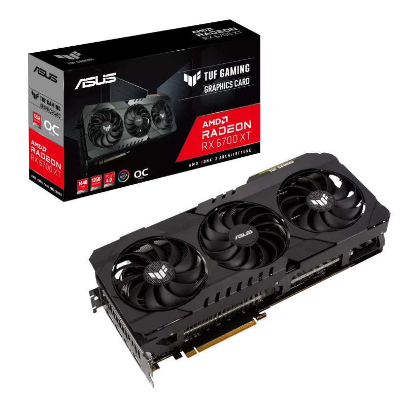 ASUS TUF Gaming Radeon RX 6700 XT OC Edition 12GB GDDR6