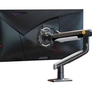 NB A5 Monitor Desk Stand Heavy Duty Monitor Mount Load up to 18 kg , Fits most 27″ to 50″ displays , Maximum Vertical extension 24.8 ” (630mm)