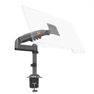 NB H100 Monitor Desk Stand Fits most 17″ to 30″ displays , Support load from 4.4 to 26.4 lbs (2-9 kg) , Maximum Vertical extension 21.7 ” (550mm)